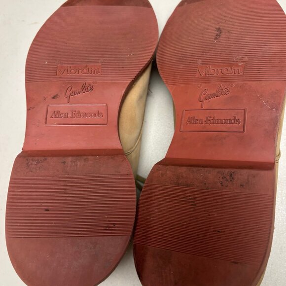 Vintage Allen Edmonds Orlean Tan SuedeBuck Oxfords Vibram Sole size 9 3E main image 5